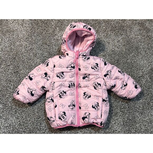 Disney Other - Disney Minnie reversible winter coat size 2T